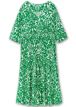 sheego by Joe Browns Maxikleid grün-offwhite – Produktbild 1 von 1
