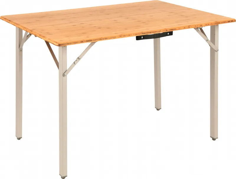 Outwell Outwell Kamloops Bambus Falttisch 100 x 72 cm, Mitte faltbar, Braun, – Produktbild 2 von 2