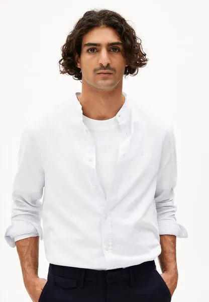ARMEDANGELS ARMEDANGELS TOMAASAS Herren Hemd aus Bio-Baumwolle, White, – Produktbild 7 von 8