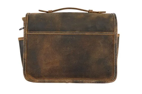 Alpenleder Alpenleder Kameratasche PRESSE, Old havanna, – Produktbild 4 von 4