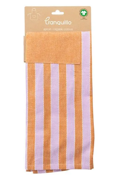 Tranquillo Tranquillo Küchenschürze VIVID LINES, Orange, – Produktbild 3 von 5