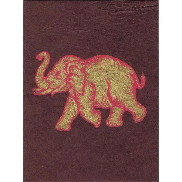 Just Be Just Be Briefkarte Elefant, Braun, – Produktbild 1 von 3