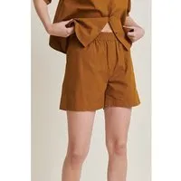 Basic Apparel Basic Apparel Shorts SILJE aus Bio-Baumwolle, Braun (tapenade), – Produktbild 1 von 1