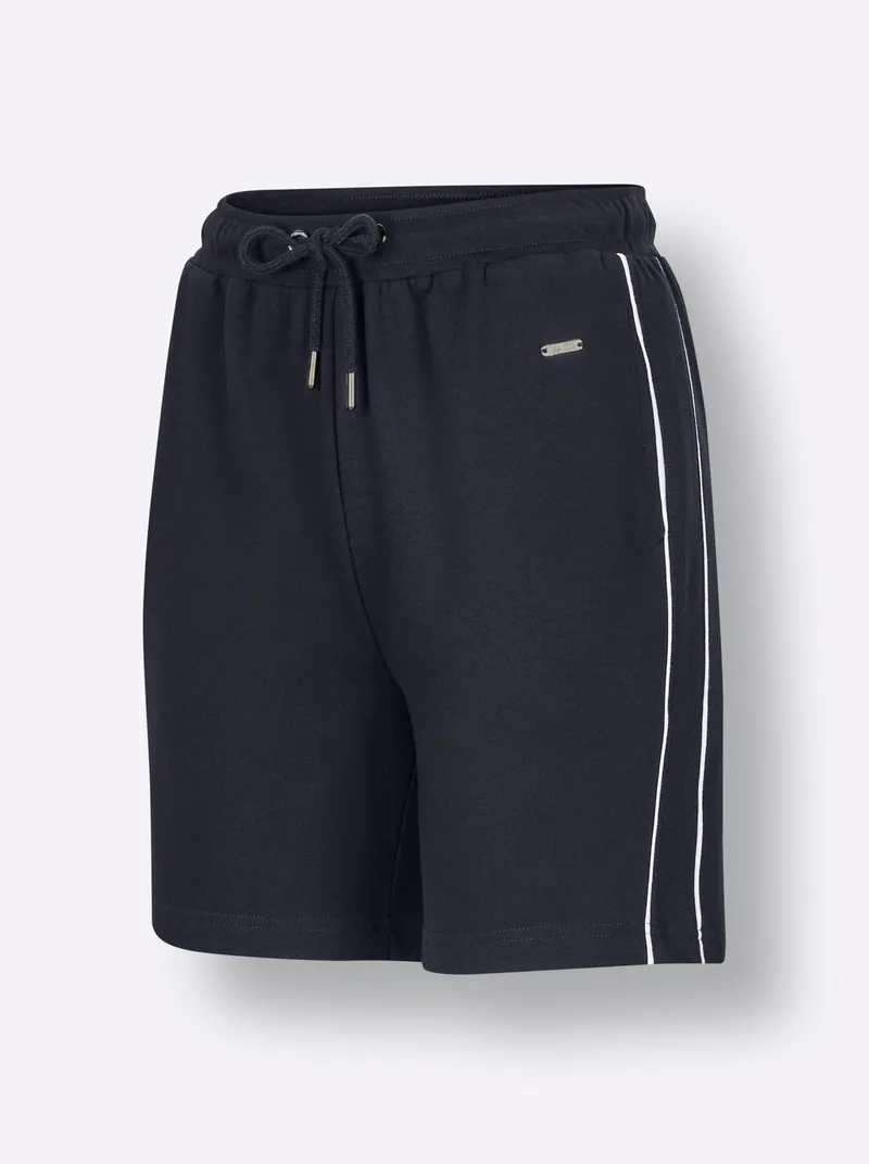 feel good Hose kurz marine-weiß, Marine-weiß, – Produktbild 2 von 2