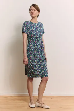 Tranquillo Jerseykleid Oliviaa aus EcoVero™ Viskose - tropical / S – Produktbild 1 von 1