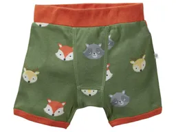 HANS NATUR Jungen Boxershorts Bio-Baumwolle Waldtiere Gr. 122/128 – Produktbild 1 von 1