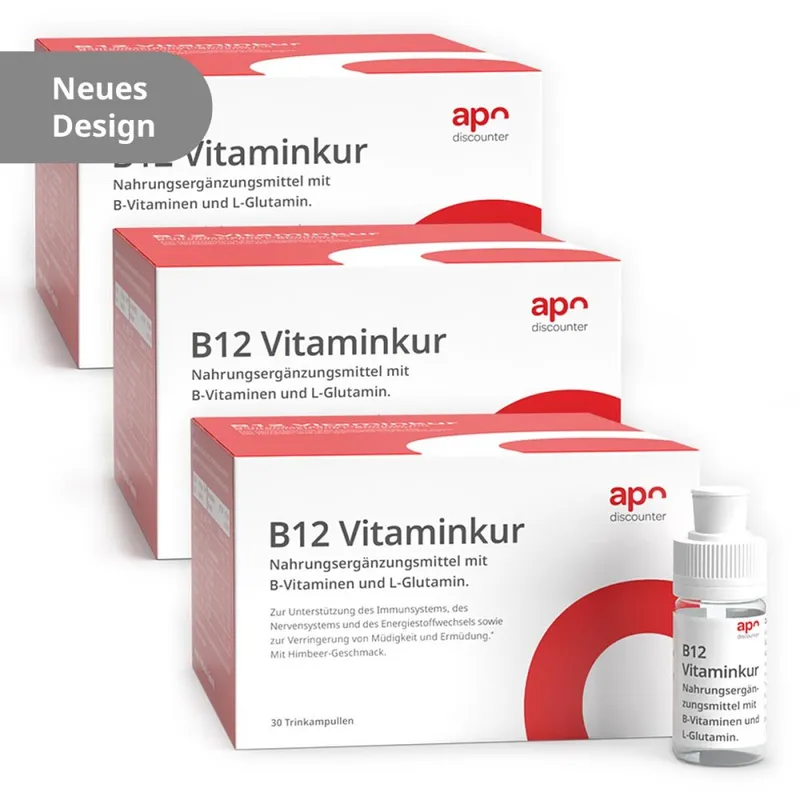 apodiscounter B12 Vitaminkur Trinkampullen von apodiscounter – Produktbild 3 von 3