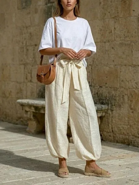 Will's Vegan Shop Will's Vegan Shop Recycled Espadrille Cross Over Straps Beige Segeltuch-Frauen, Natural, – Produktbild 3 von 3