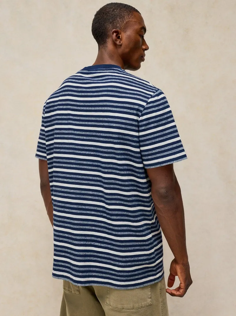 White Stuff White Stuff T-Shirt Horsham Indigo mit Streifen, Blau multi, – Produktbild 4 von 4
