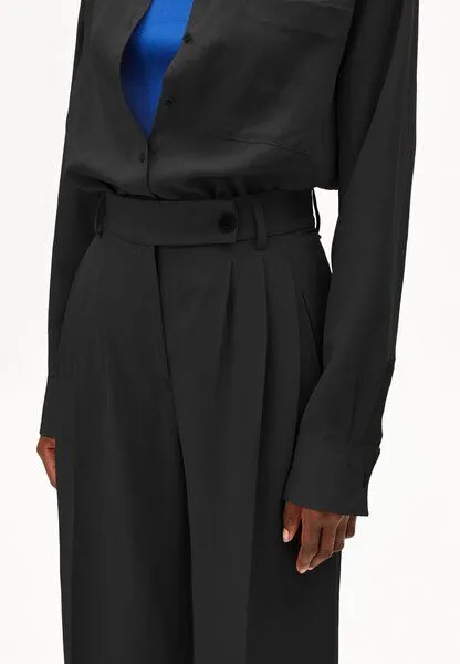 ARMEDANGELS ARMEDANGELS KAAYUA LINO Damen Webhose aus Leinen-Mix, Black, – Produktbild 2 von 3