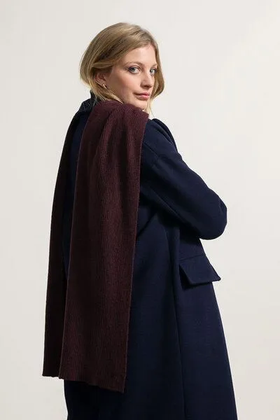 Rifò - Circular Fashion Made in Italy Rifò - Circular Fashion Made in Italy Recycelter Kaschmirwolle Schal – Federico, Braun, – Produktbild 3 von 3