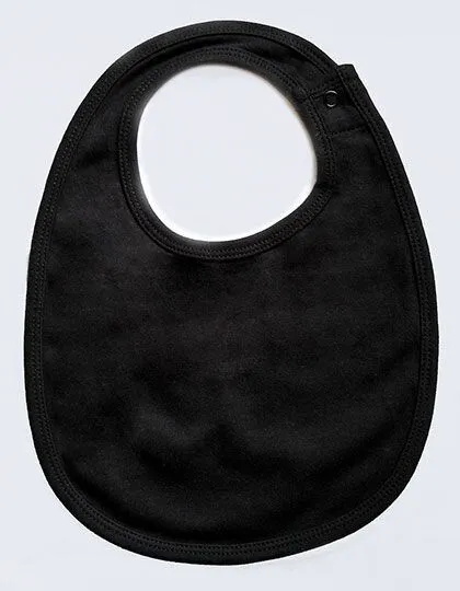 Babybugz Babybugz Baby Lätzchen Spucktuch mit Druckkopf-Verschluss am Nacken Vegan, Black, – Produktbild 2 von 3