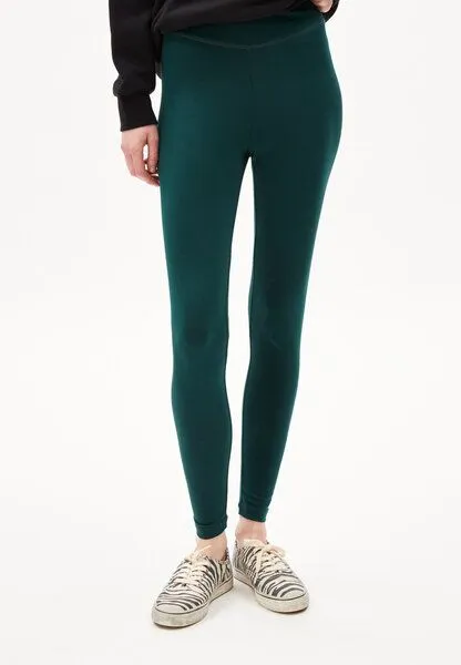 ARMEDANGELS ARMEDANGELS FARIBAA Damen Leggings aus Bio-Baumwoll Mix, Teal stone, – Produktbild 1 von 4