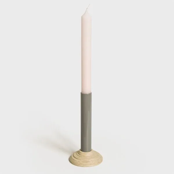 chris&ruby chris&ruby Kerzenständer, Grau, – Produktbild 1 von 3