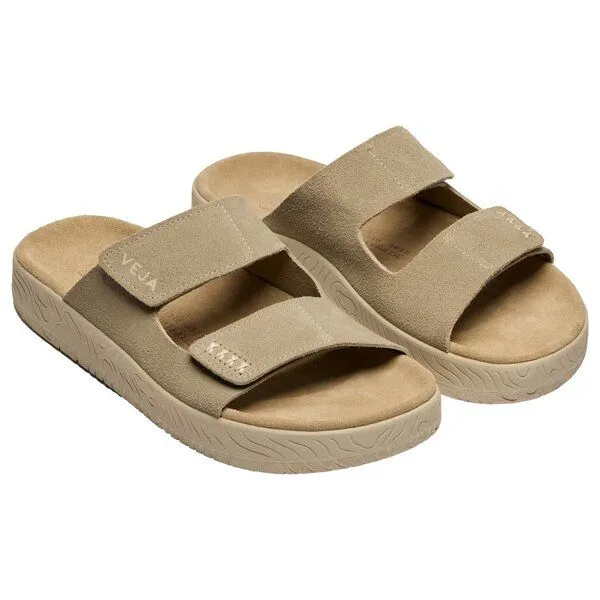Veja Veja Damen-Sandalen Etna Suede Taupe Almond – Produktbild 2 von 7