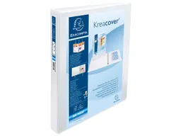 Exacompta Exacompta Präsentationsringbuch mit 4 Ringen, Ring-Ø 30 mm, weiß – Produktbild 1 von 1