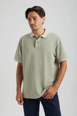 Trendsplant Trendsplant Herren vegan Polo Essential Sunwashed Seagrass – Produktbild 1 von 1