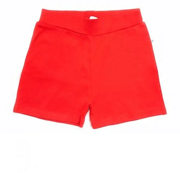 Leela Cotton 1er oder 2er Pack Baby und Kinder Short aus 100% Bio-Baumwolle Leela Cotton (2020), Ziegelrot, – Produktbild 1 von 3