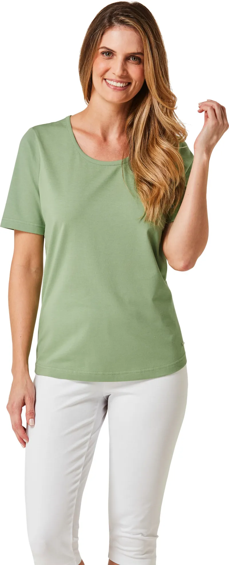 feel good Shirt eucalyptus, Eucalyptus, – Produktbild 2 von 2