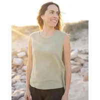 FUXBAU FUXBAU Frauen Leinentop, Salbei, – Produktbild 1 von 1