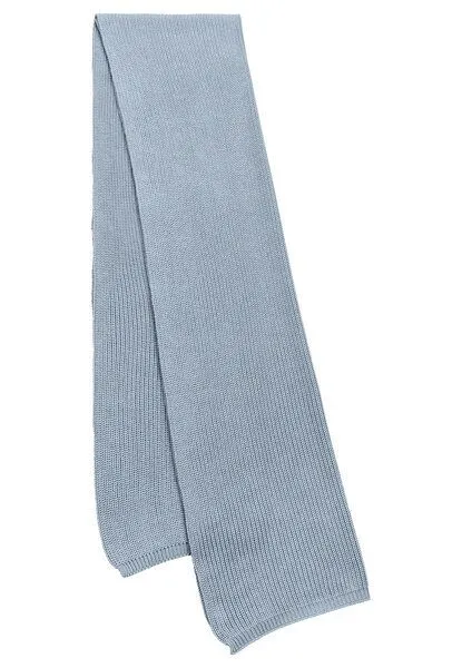 MELA MELA Rippstrick Schal Style NAGNA aus 100% Bio-Baumwolle, Cloudy blue, – Produktbild 1 von 4