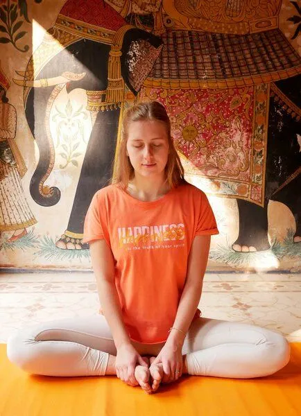 SPARKLES OF LIGHT SPARKLES OF LIGHT Boxy Shirt | HAPPINESS, Rot-orange (orange), – Produktbild 1 von 3