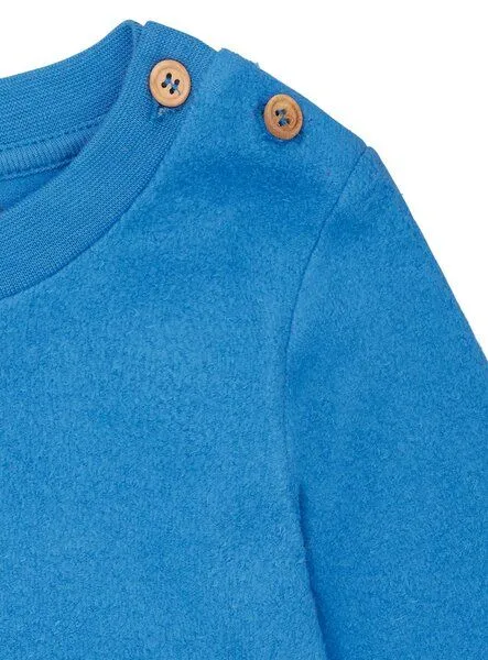 loud + proud loud + proud Babys & Kinder Fleece-Sweatshirt, GOTS-zertifiziert, Azur(blau), – Produktbild 2 von 2