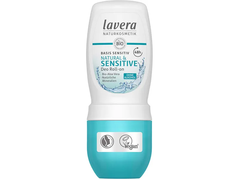 lavera lavera Basis Sensitiv Deo Roll-On – Produktbild 1 von 3