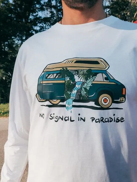 Zeachild Zeachild Vanlife - no signal in paradise Longsleeve Unisex – Produktbild 4 von 6