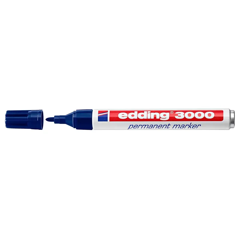 Edding Edding Permanentmarker "3000" blau – Produktbild 4 von 5