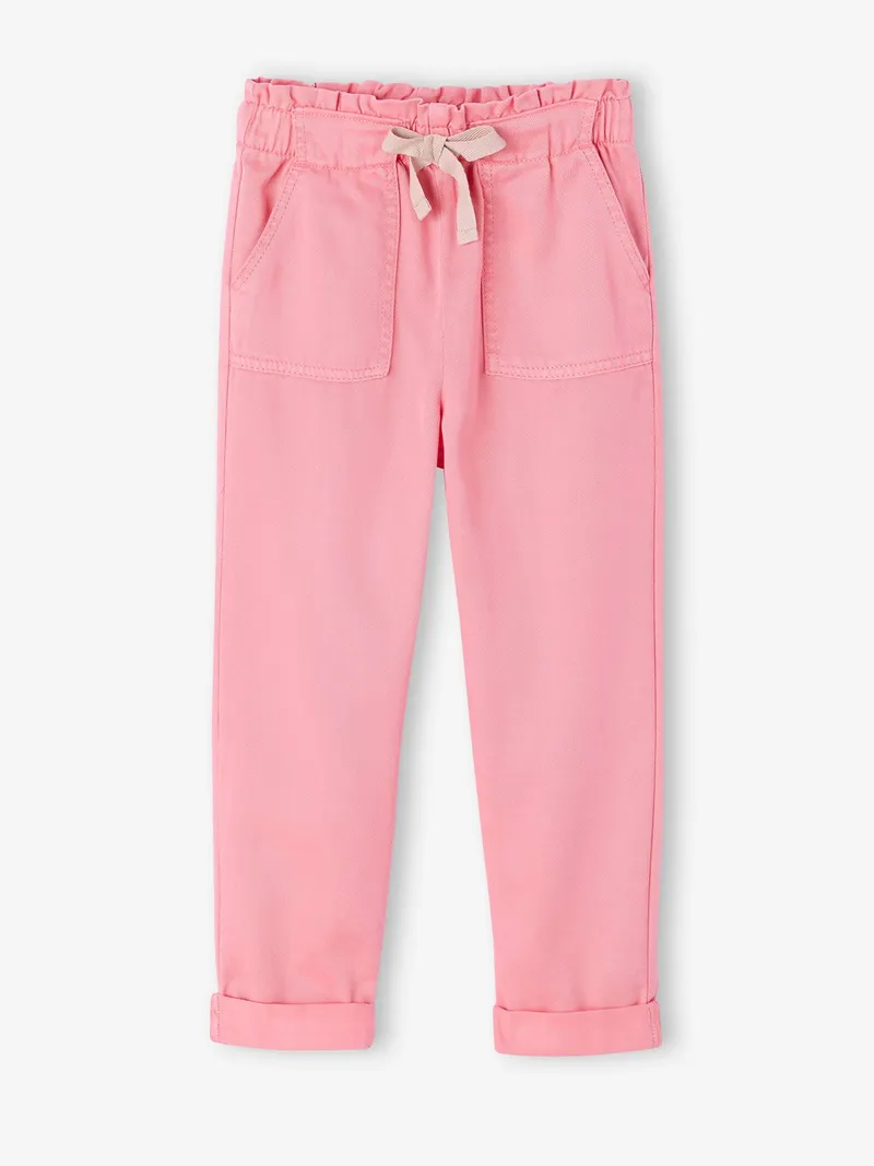 Vertbaudet Mädchen Paperbag-Hose, Rosa, – Produktbild 3 von 4