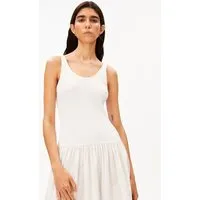 ARMEDANGELS ARMEDANGELS RIB Damen Kleid aus Bio-Baumwoll Mix, White, – Produktbild 1 von 1