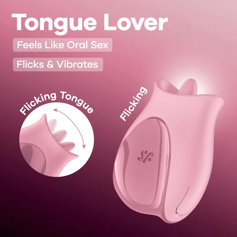 Satisfyer Satisfyer Tongue Lover, 8,5 cm, Rosa, – Produktbild 1 von 1