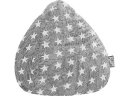 Sitzsack "fluffy stars L", 70 x 90 cm, grau – Produktbild 1 von 1