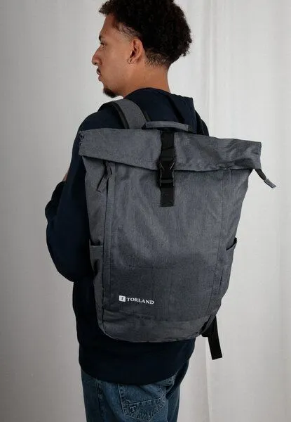 TORLAND TORLAND Rucksack CIRCLE, Grau (blue/grey sprinkle), – Produktbild 4 von 4