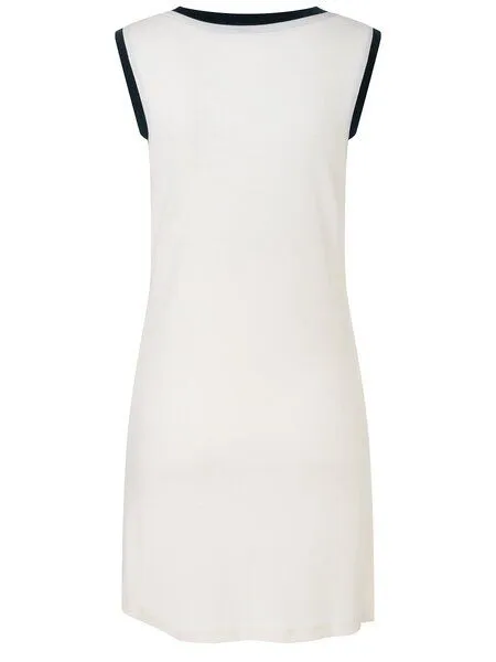 Super.Natural Super.Natural Kleid Ory Bio Dress kurz, Damen, Merino, Fresh white/blueberry, – Produktbild 4 von 4