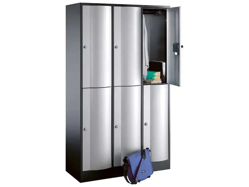 C+P C+P Schließfachschrank 3 Türme an/si 2er – Produktbild 2 von 3