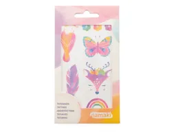 Namaki Bio Kindertattoos Märchenwelt, 2 Blatt pro Set 8,50 x 15 cm, 2 Blatt pro Set – Produktbild 1 von 1