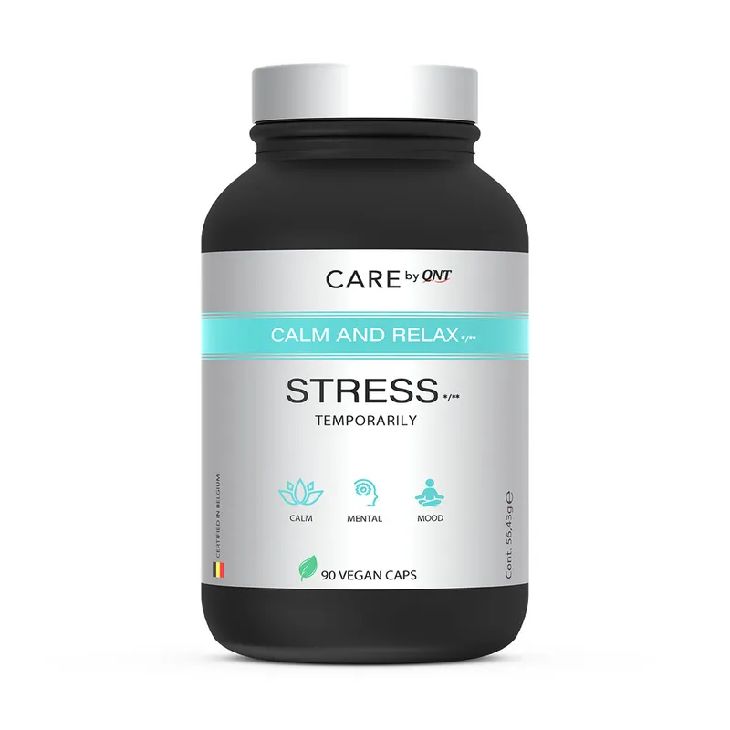 QNT Ergänzungsmittel 90 vegane Kapseln QNT Stress Calm & Relax, Schwarz, – Produktbild 1 von 1