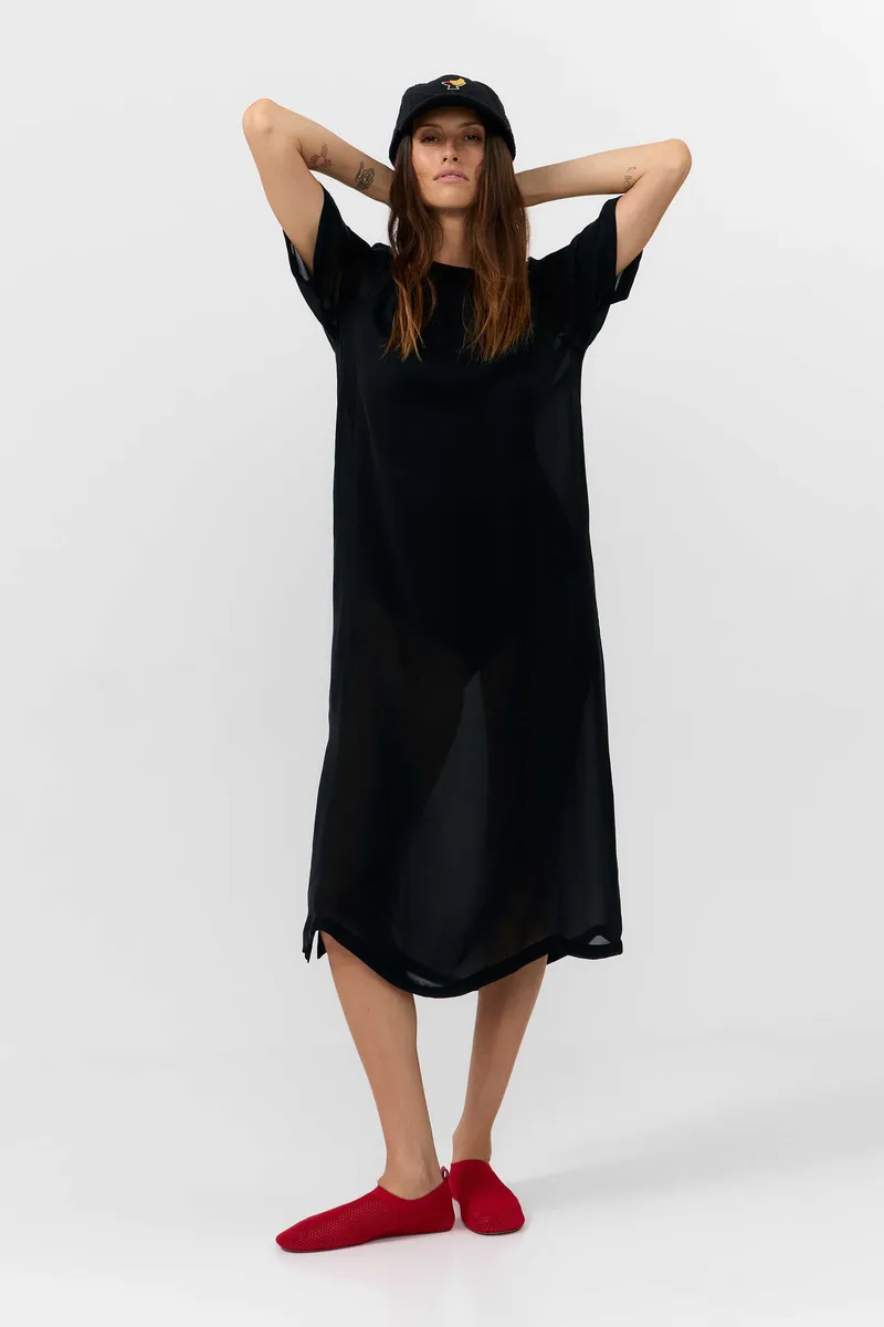 SUITE13LAB SUITE13LAB Damen vegan Kleid Jordan Schwarz, Schwarz, – Produktbild 2 von 2