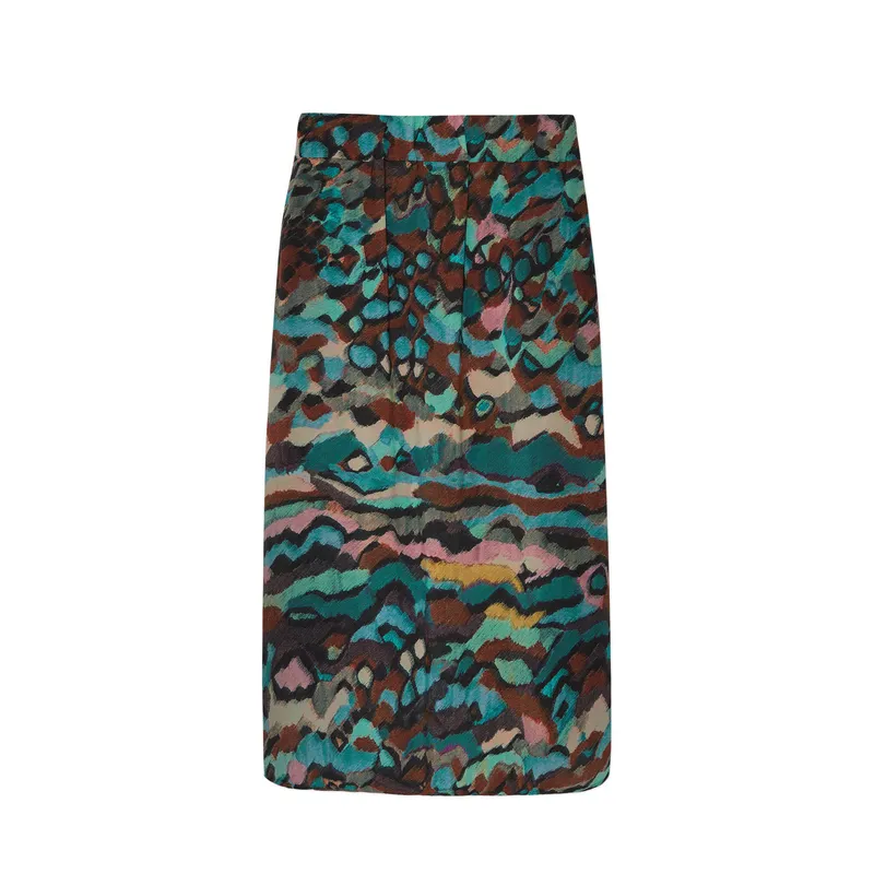 WiDDA WiDDA Damen vegan Rock Julip Graphic Print, Braun, – Produktbild 1 von 2