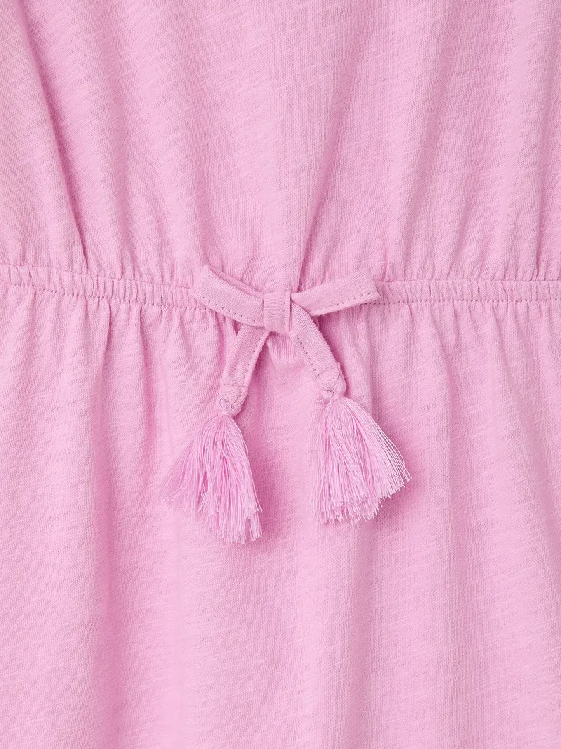 Vertbaudet Mädchen Kleid mit Lochstickerei, Malve, – Produktbild 4 von 4