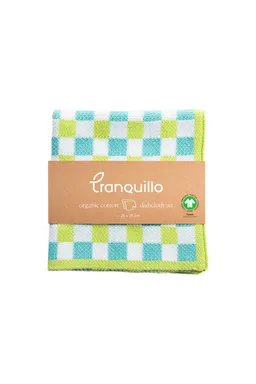 Tranquillo Abwaschtuch CHECK - grün – Produktbild 1 von 1