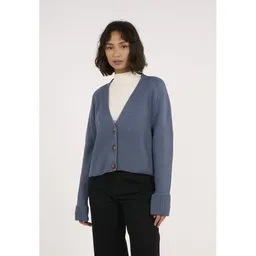 KnowledgeCotton Apparel KnowledgeCotton Apparel Oversized V-Neck Cardigan - mit Bio-Baumwolle – Produktbild 1 von 1