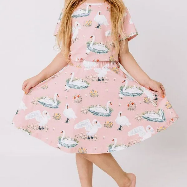 Walkiddy Walkiddy Swans in Spring-Skirt, Blau, – Produktbild 1 von 3