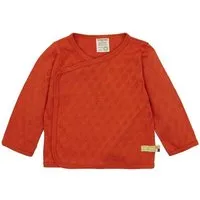 loud proud loud + proud Babys & Kinder Wickeljacke Jacquard Strick, GOTS-zertifiziert, Terracotta(orange), – Produktbild 1 von 1