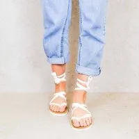 Rarámuri Weiches Band zum Kombinieren mit Ihren Rarámuri-Bandsandalen., Weiss, – Produktbild 1 von 1