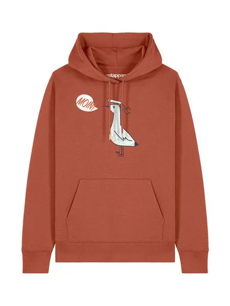 watapparel watapparel Hoodie Unisex Moin Seagull, Heritage brown, – Produktbild 2 von 3