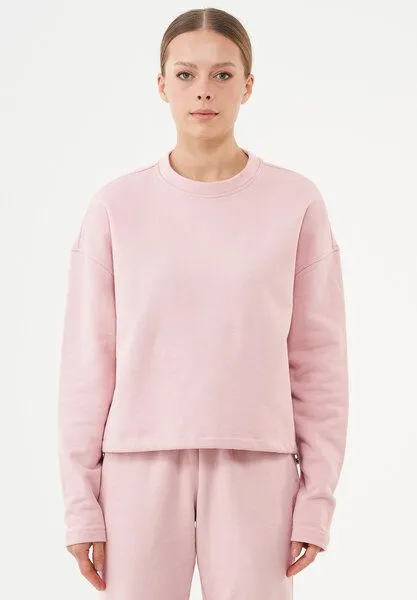 ORGANICATION ORGANICATION ESSENTIALS-SEDA- Sweatshirt aus Bio-Baumwolle, Dusty pink, – Produktbild 1 von 4