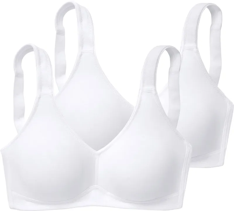 petite fleur by Lascana Entlastungs-BH 2xweiß, 2xweiß, – Produktbild 2 von 3